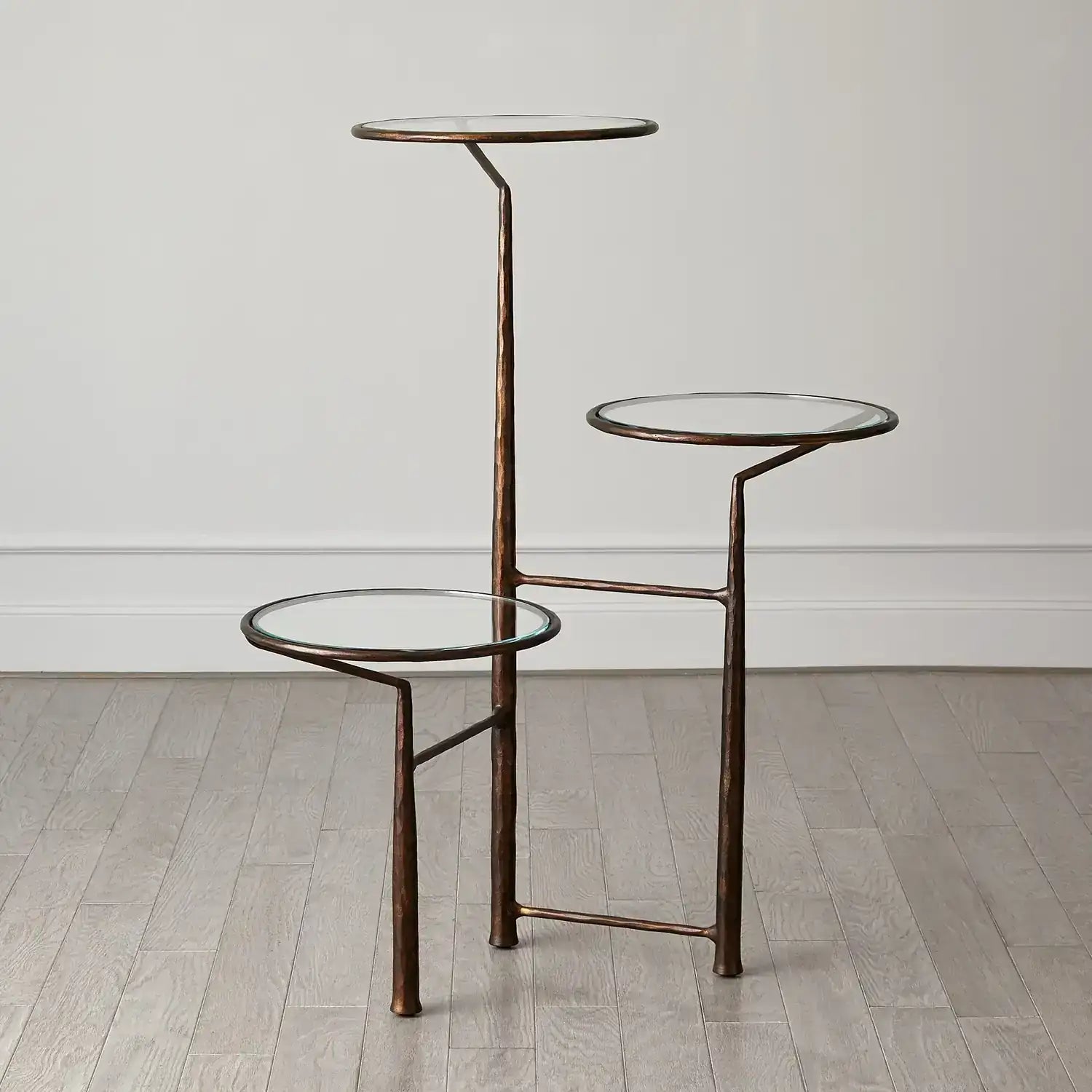 GLOBAL VIEWS UNITY PEDESTAL W/GLASS - Decorative Accents