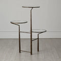 GLOBAL VIEWS UNITY PEDESTAL W/GLASS - Decorative Accents