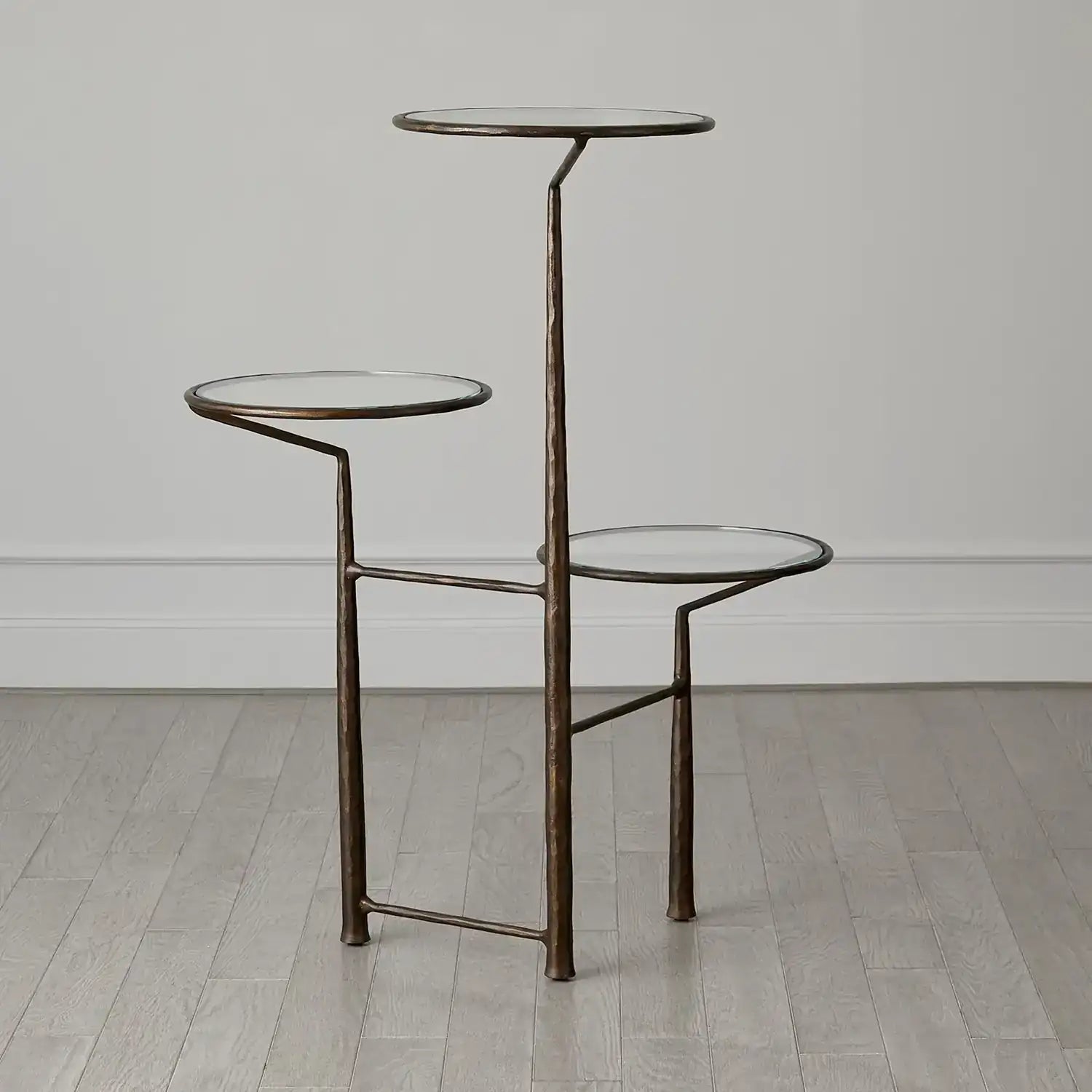 GLOBAL VIEWS UNITY PEDESTAL W/GLASS - Decorative Accents
