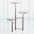 GLOBAL VIEWS UNITY PEDESTAL W/GLASS - Decorative Accents