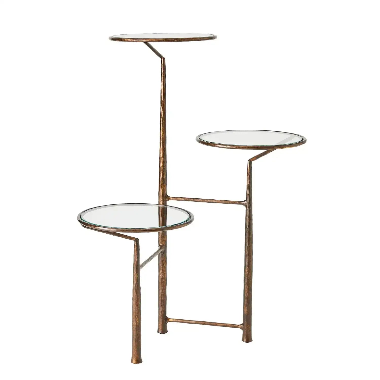 GLOBAL VIEWS UNITY PEDESTAL W/GLASS - Decorative Accents