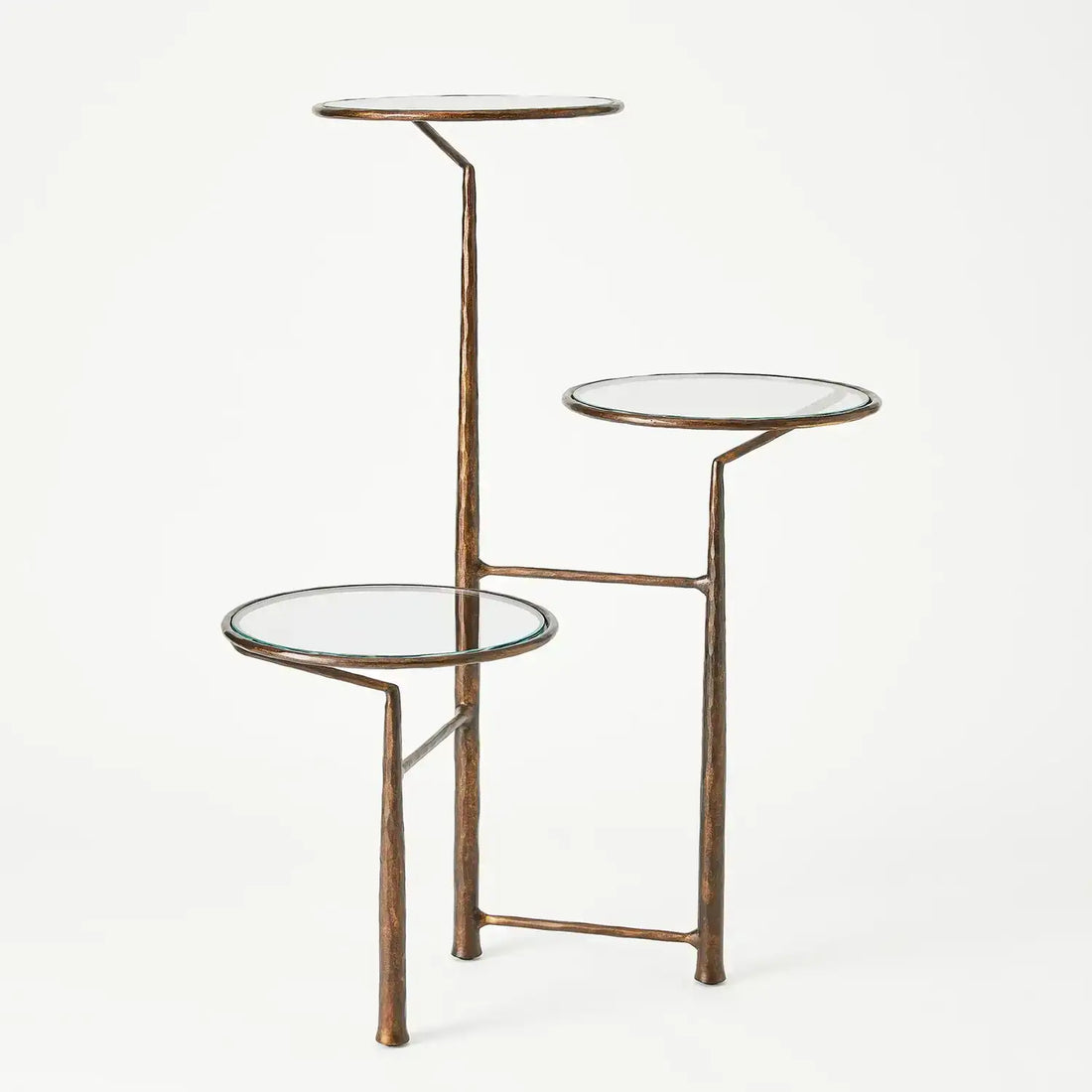 GLOBAL VIEWS UNITY PEDESTAL W/GLASS - Decorative Accents