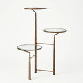 GLOBAL VIEWS UNITY PEDESTAL W/GLASS - Decorative Accents