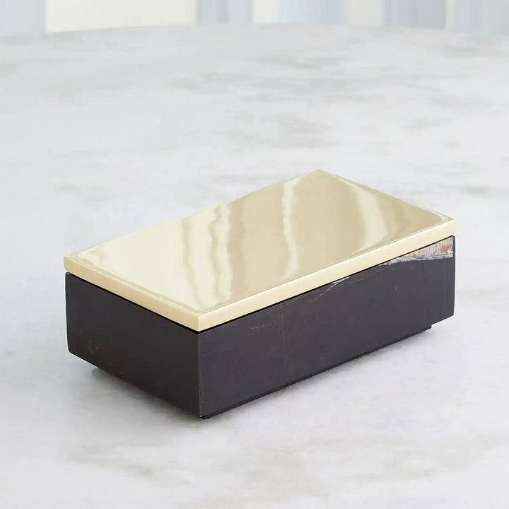 GLOBAL VIEWS COSMOPOLITAN RECTANGLE BOX - Decorative Accents