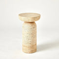GLOBAL VIEWS TUMBLE ACCENT TABLE - Side