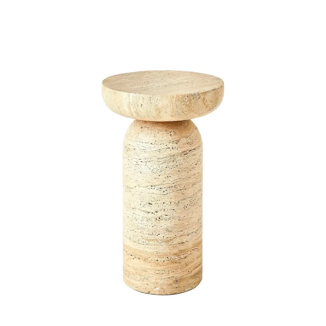 GLOBAL VIEWS TUMBLE ACCENT TABLE - Side