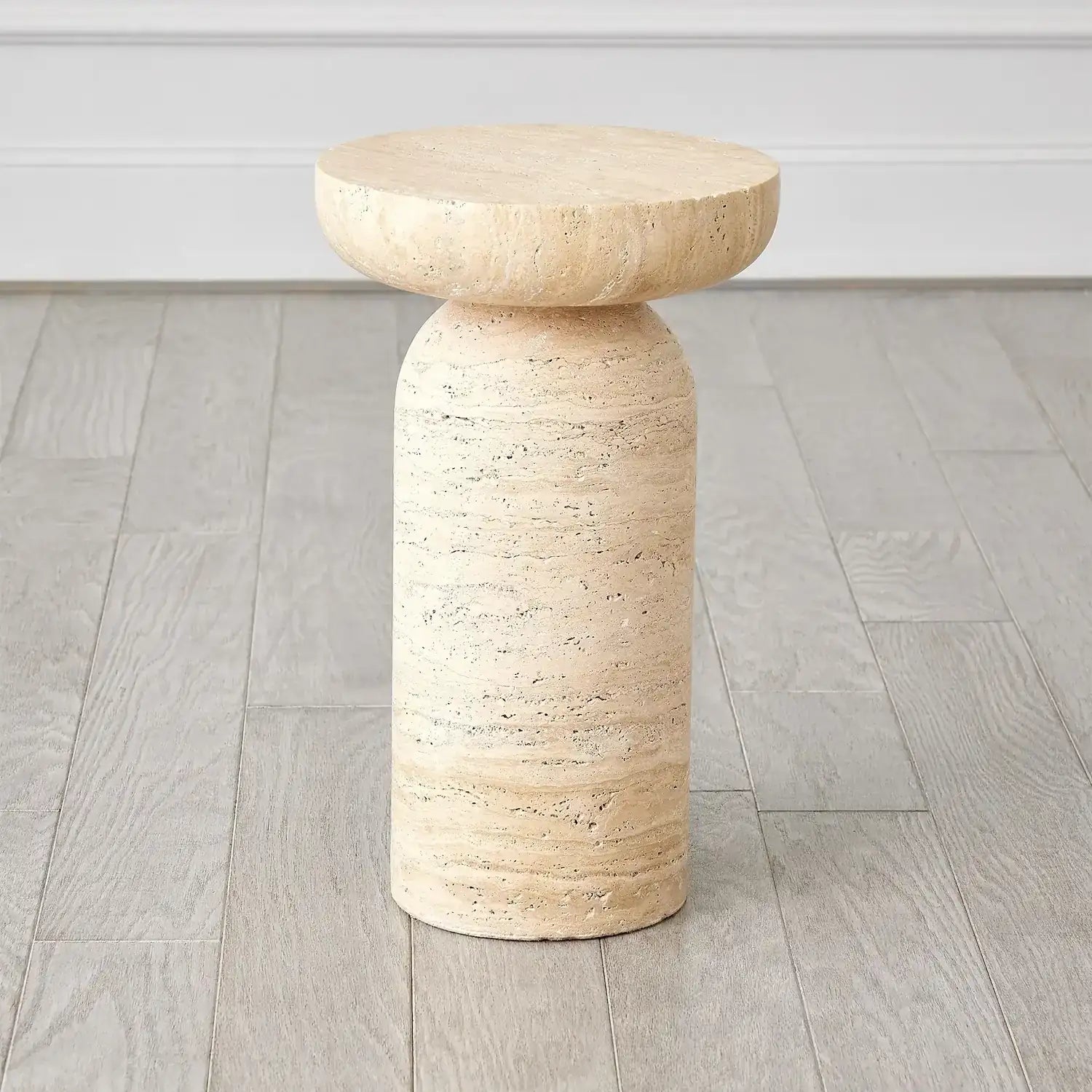 GLOBAL VIEWS TUMBLE ACCENT TABLE - Side