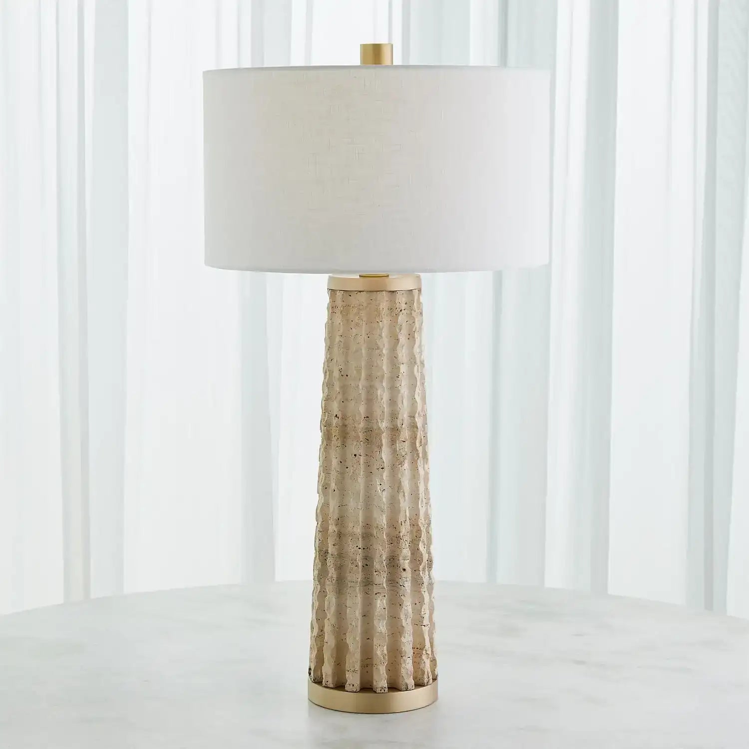 GLOBAL VIEWS, QUARRY TABLE LAMP, TABLE LAMPS