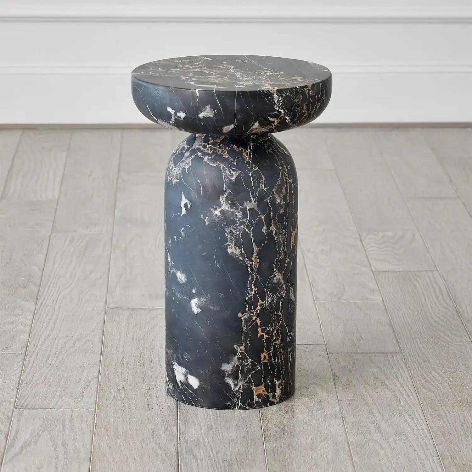 GLOBAL VIEWS TUMBLE ACCENT TABLE - Side