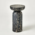 GLOBAL VIEWS TUMBLE ACCENT TABLE - Side
