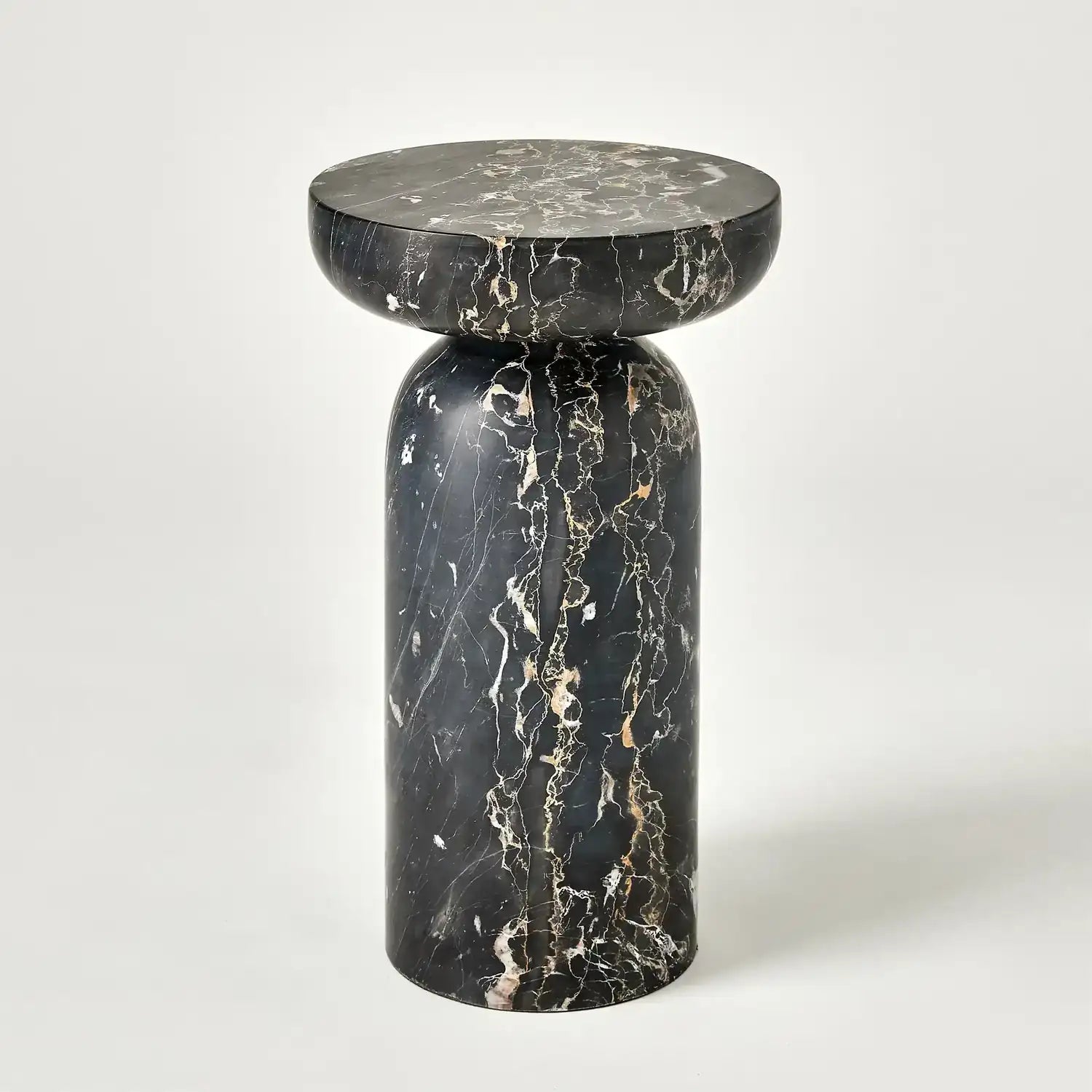 GLOBAL VIEWS TUMBLE ACCENT TABLE - Side