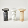 GLOBAL VIEWS TUMBLE ACCENT TABLE - Side