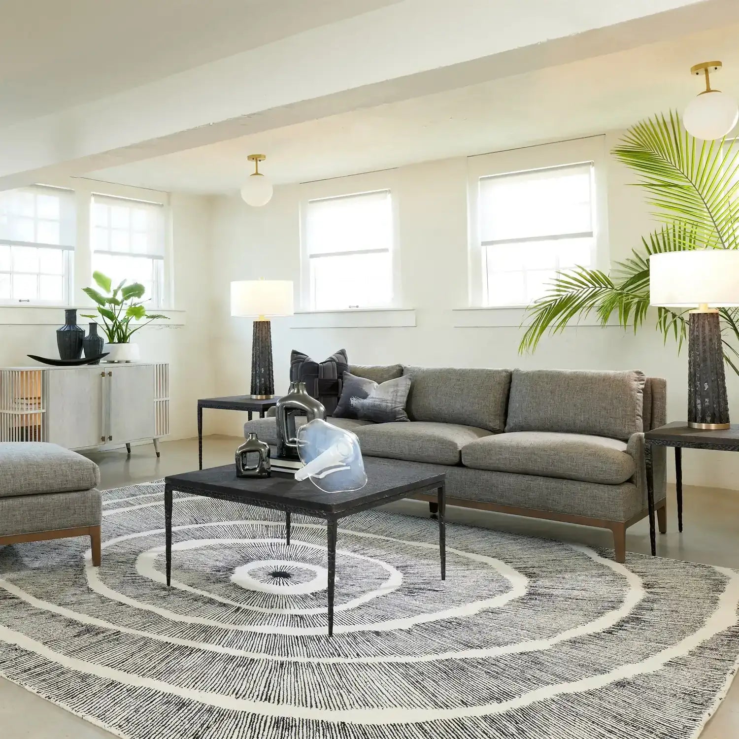 GLOBAL VIEWS, QUARRY TABLE LAMP, TABLE LAMPS