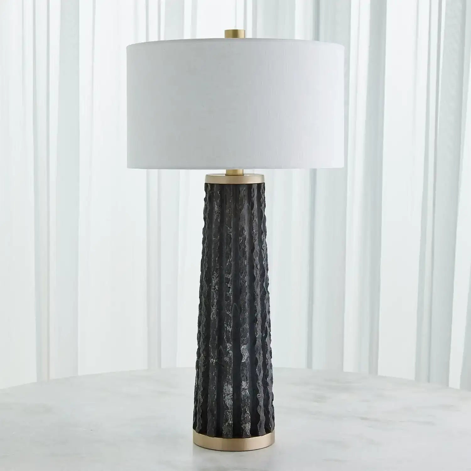 GLOBAL VIEWS, QUARRY TABLE LAMP, TABLE LAMPS
