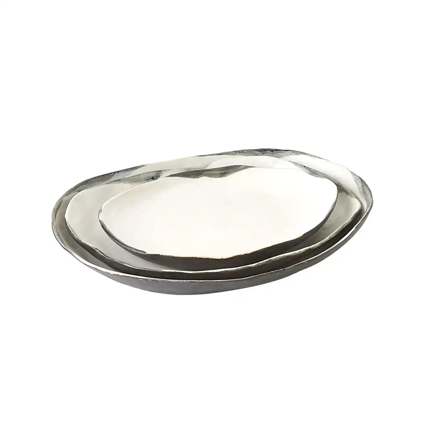 GLOBAL VIEWS RUMBLE PLATTER - Decorative Accents