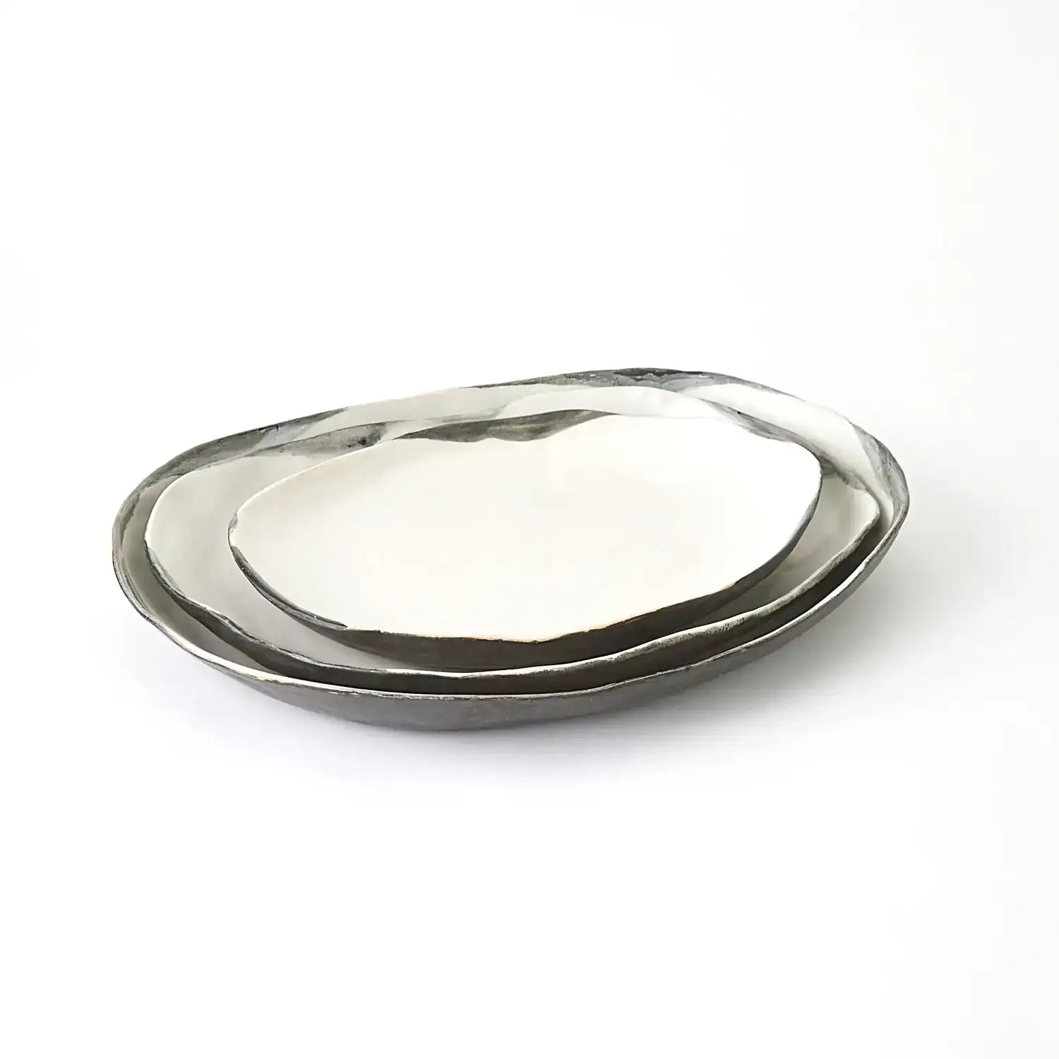 GLOBAL VIEWS RUMBLE PLATTER - Decorative Accents