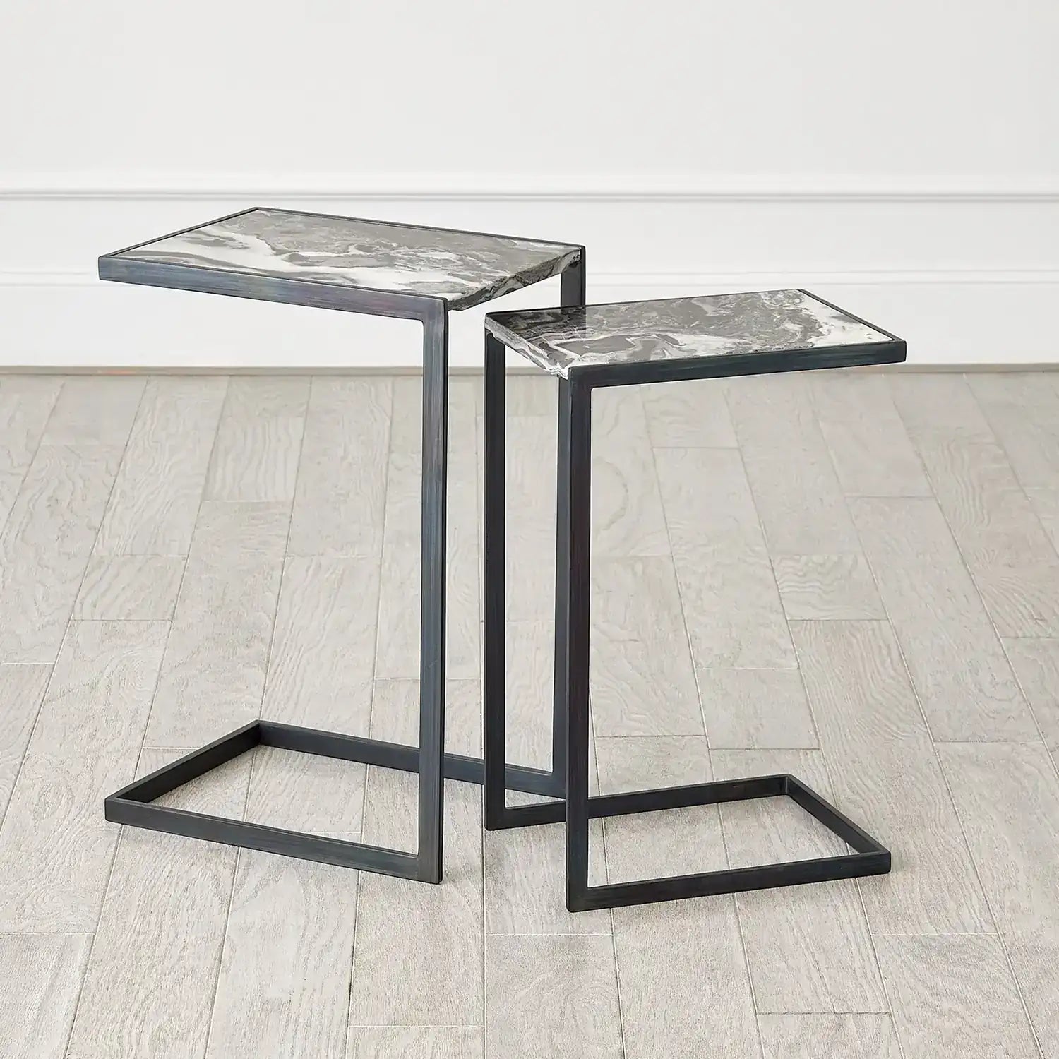 GLOBAL VIEWS NUDGE NESTING TABLE - Side