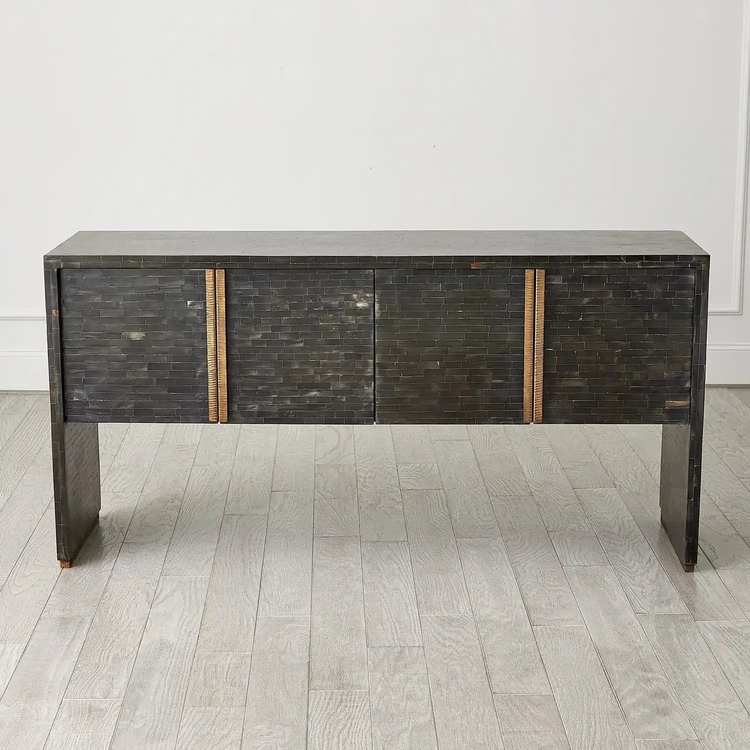 GLOBAL VIEWS HORN INLAY CONSOLE - Cabinets & Bar