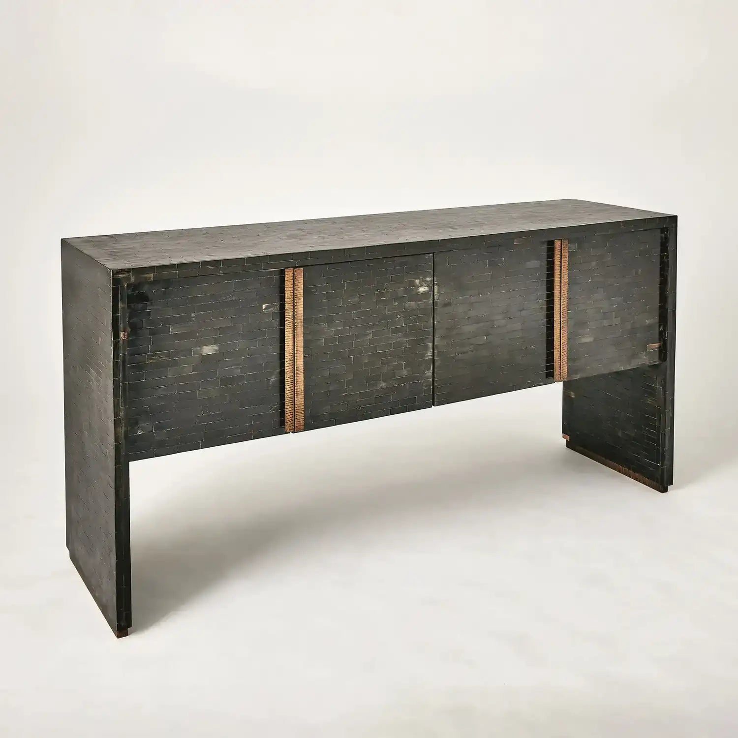 GLOBAL VIEWS HORN INLAY CONSOLE - Cabinets & Bar