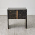 GLOBAL VIEWS HORN INLAY BEDSIDE TABLE - Cabinets & Bar