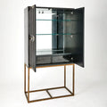 GLOBAL VIEWS HORN INLAY BAR CABINET - Cabinets & Bar
