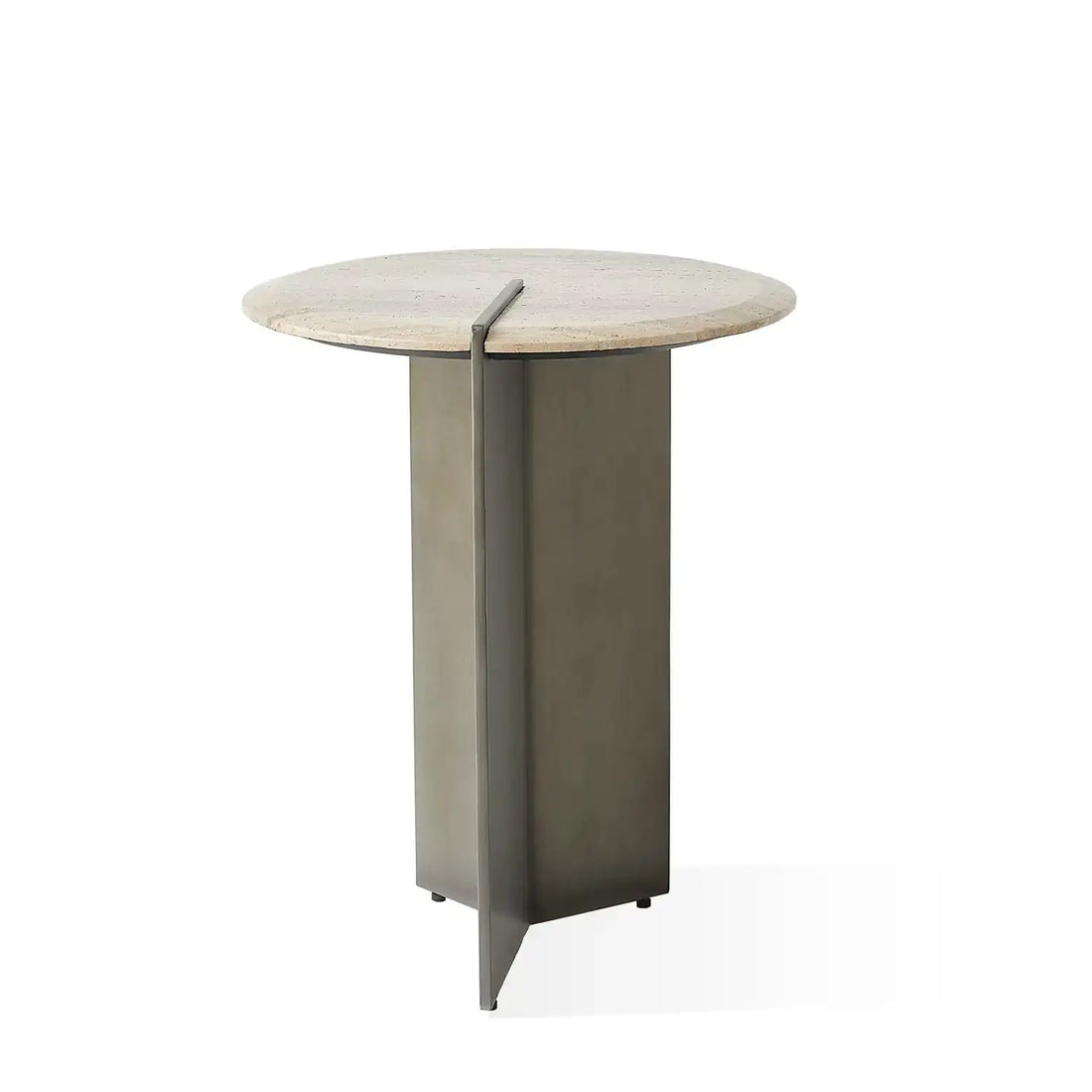 GLOBAL VIEWS SUNDIAL ACCENT TABLE - Side