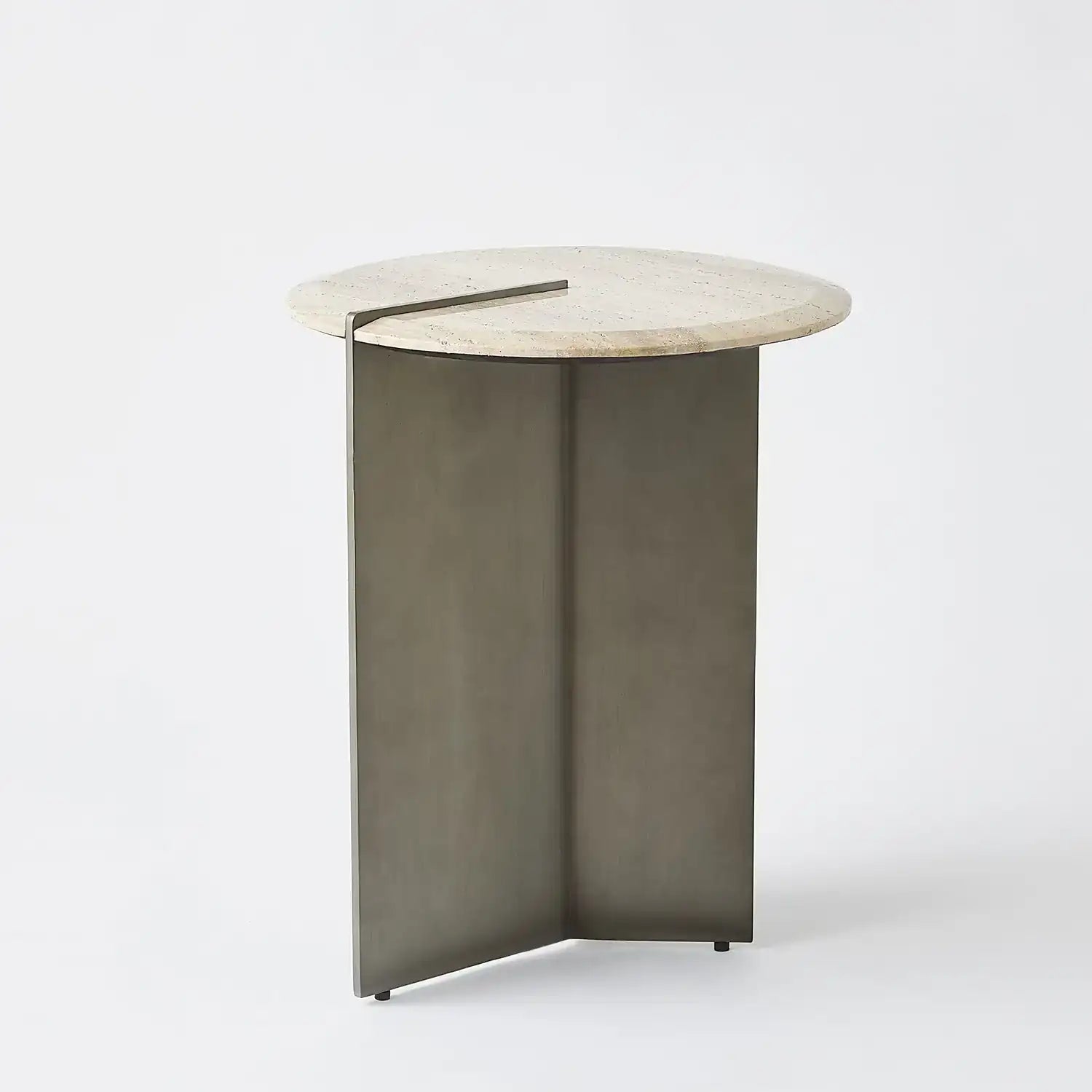 GLOBAL VIEWS SUNDIAL ACCENT TABLE - Side