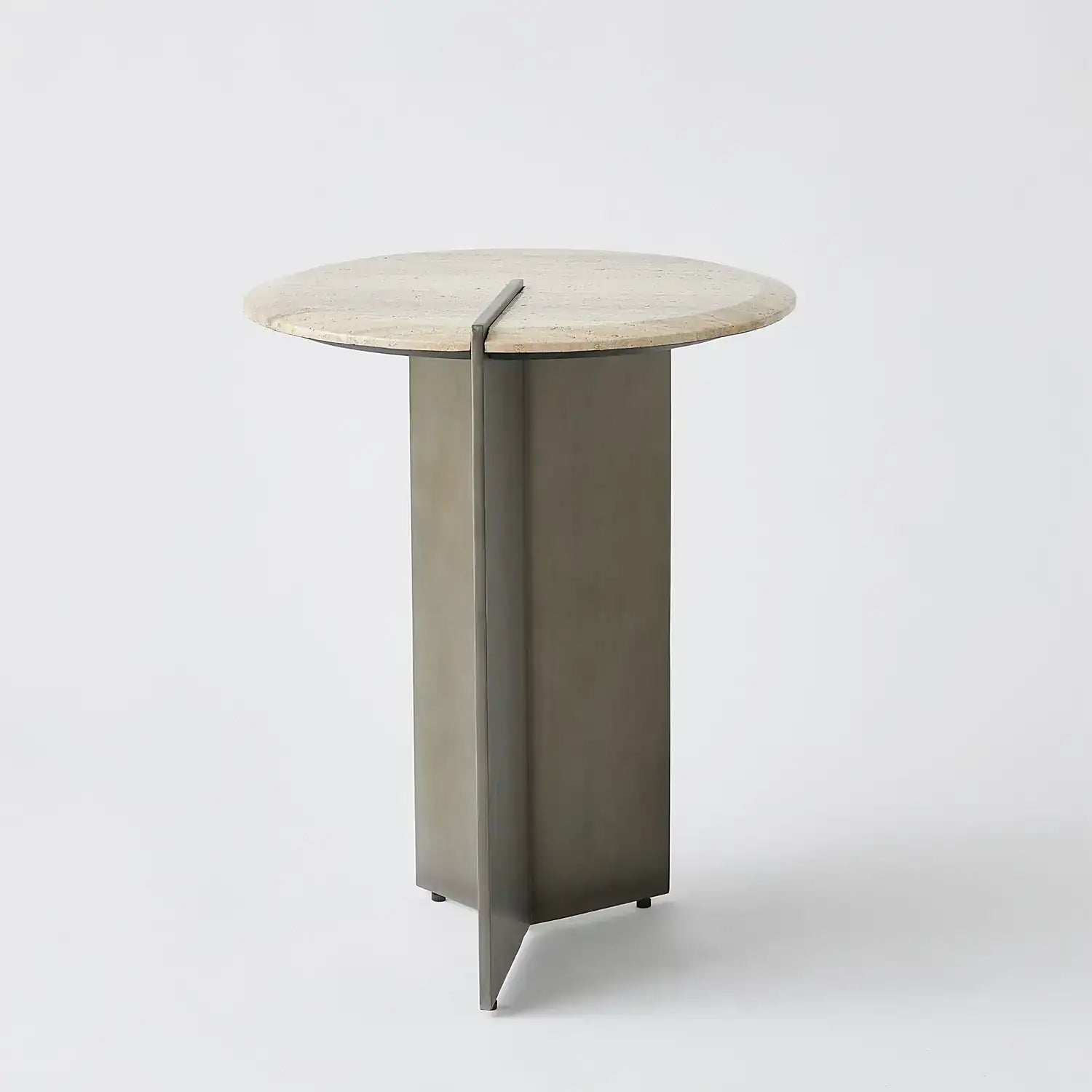 GLOBAL VIEWS SUNDIAL ACCENT TABLE - Side