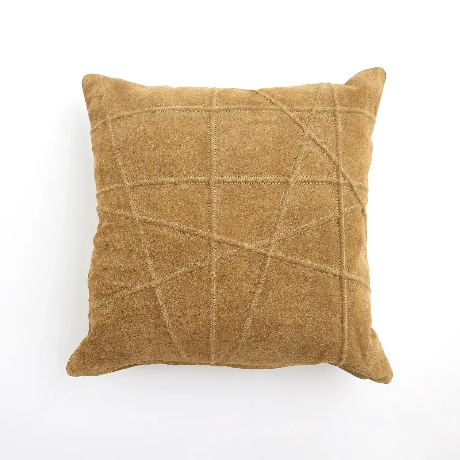 GLOBAL VIEWS CROSSROADS SUEDE PILLOW - Decorative Accents