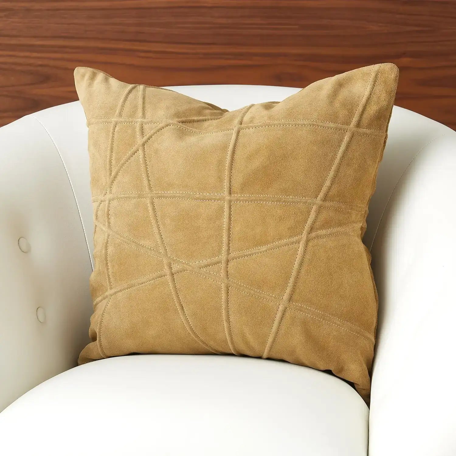 GLOBAL VIEWS CROSSROADS SUEDE PILLOW - Decorative Accents
