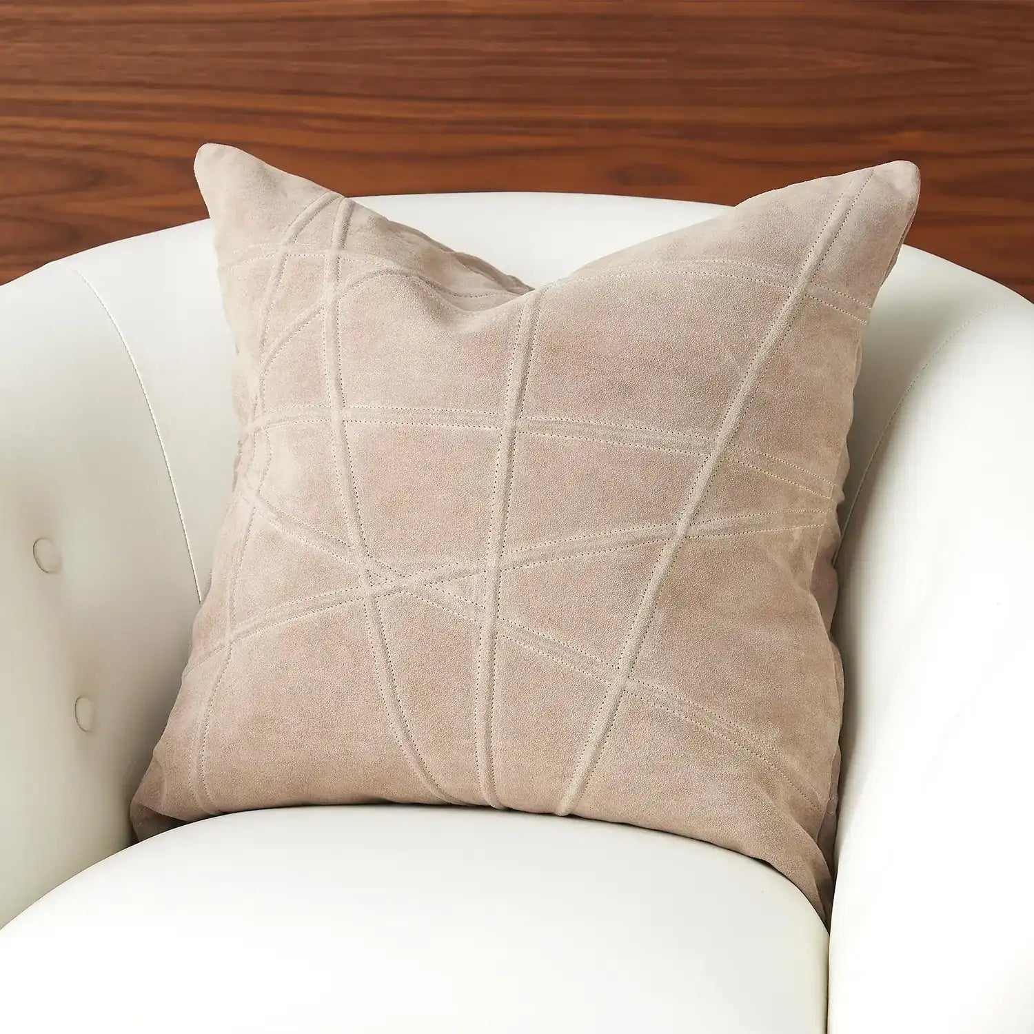 GLOBAL VIEWS CROSSROADS SUEDE PILLOW - Decorative Accents