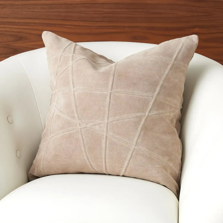 GLOBAL VIEWS CROSSROADS SUEDE PILLOW - Decorative Accents