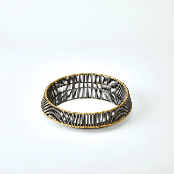 GLOBAL VIEWS WHIPPED WIRE TRAY/MIRROR - Decorative Accents