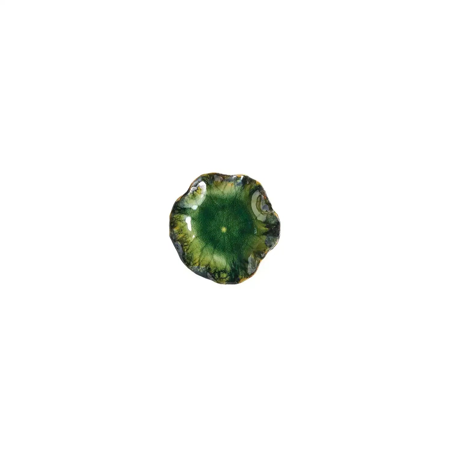 GLOBAL VIEWS FREE FORMED LILY PLATE - Decorative Accents