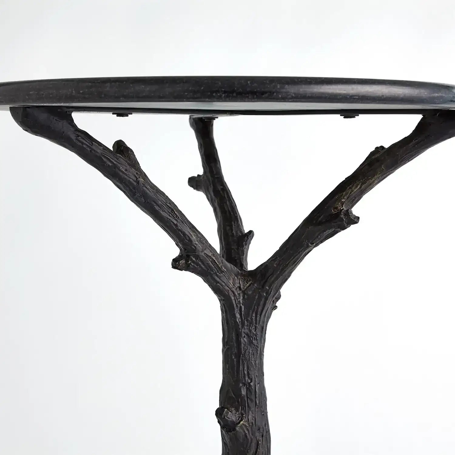GLOBAL VIEWS FAUX BOIS SIDE TABLE - Side