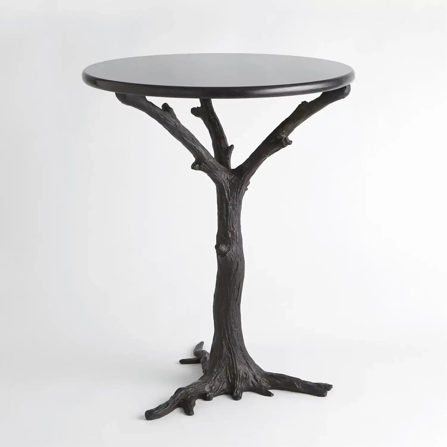 GLOBAL VIEWS FAUX BOIS SIDE TABLE - Side