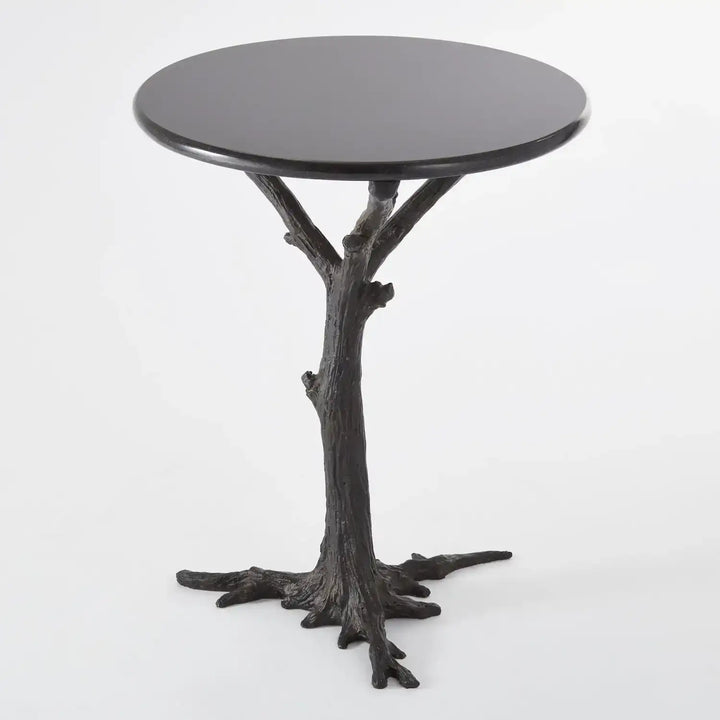 GLOBAL VIEWS FAUX BOIS SIDE TABLE - Side