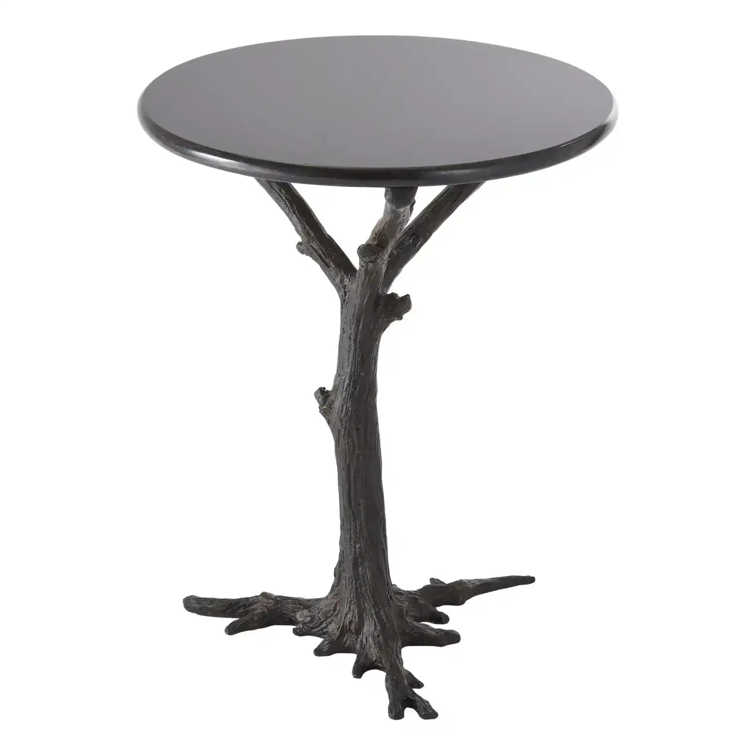 GLOBAL VIEWS FAUX BOIS SIDE TABLE - Side