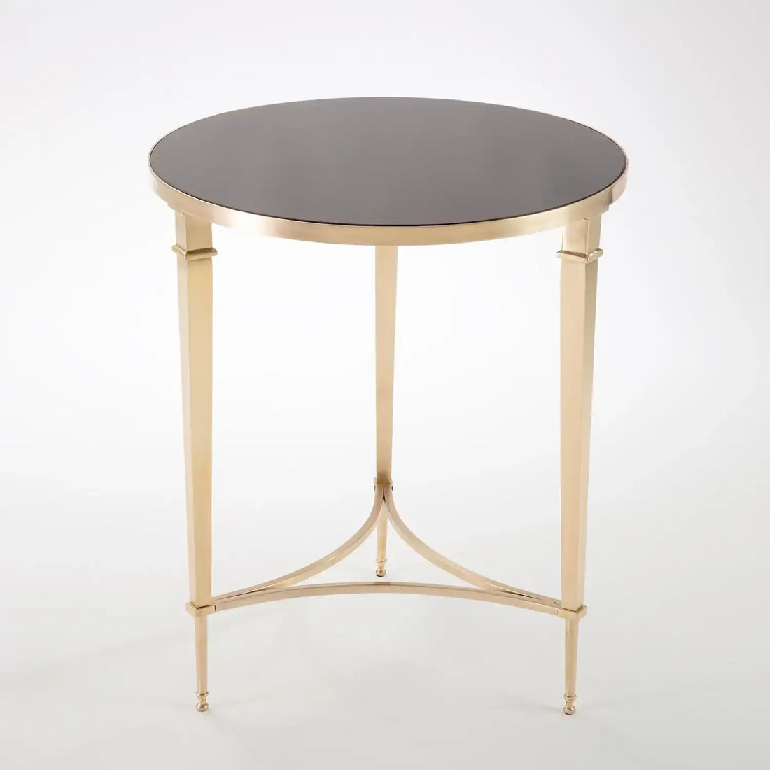 GLOBAL VIEWS ROUND FRENCH SQUARE LEG TABLE - Side