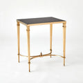 GLOBAL VIEWS RECTANGULAR FRENCH SQUARE LEG TABLE - Side