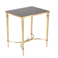 GLOBAL VIEWS RECTANGULAR FRENCH SQUARE LEG TABLE - Side