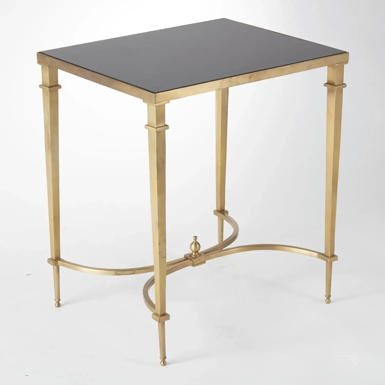 GLOBAL VIEWS RECTANGULAR FRENCH SQUARE LEG TABLE - Side