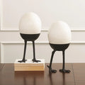 GLOBAL VIEWS OSTRICH EGG ON LEGS - Decorative Accents