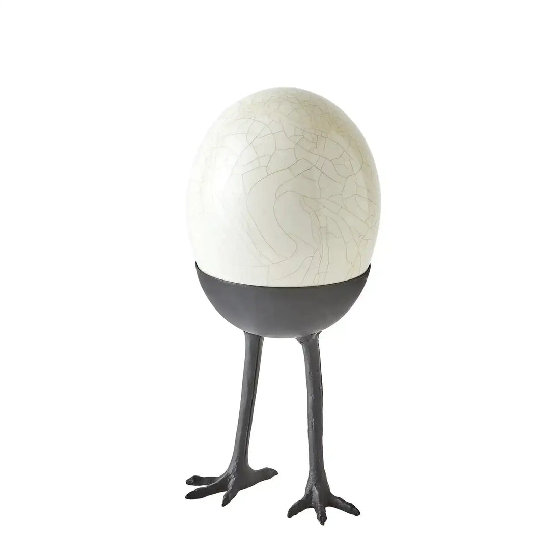 GLOBAL VIEWS OSTRICH EGG ON LEGS - Decorative Accents
