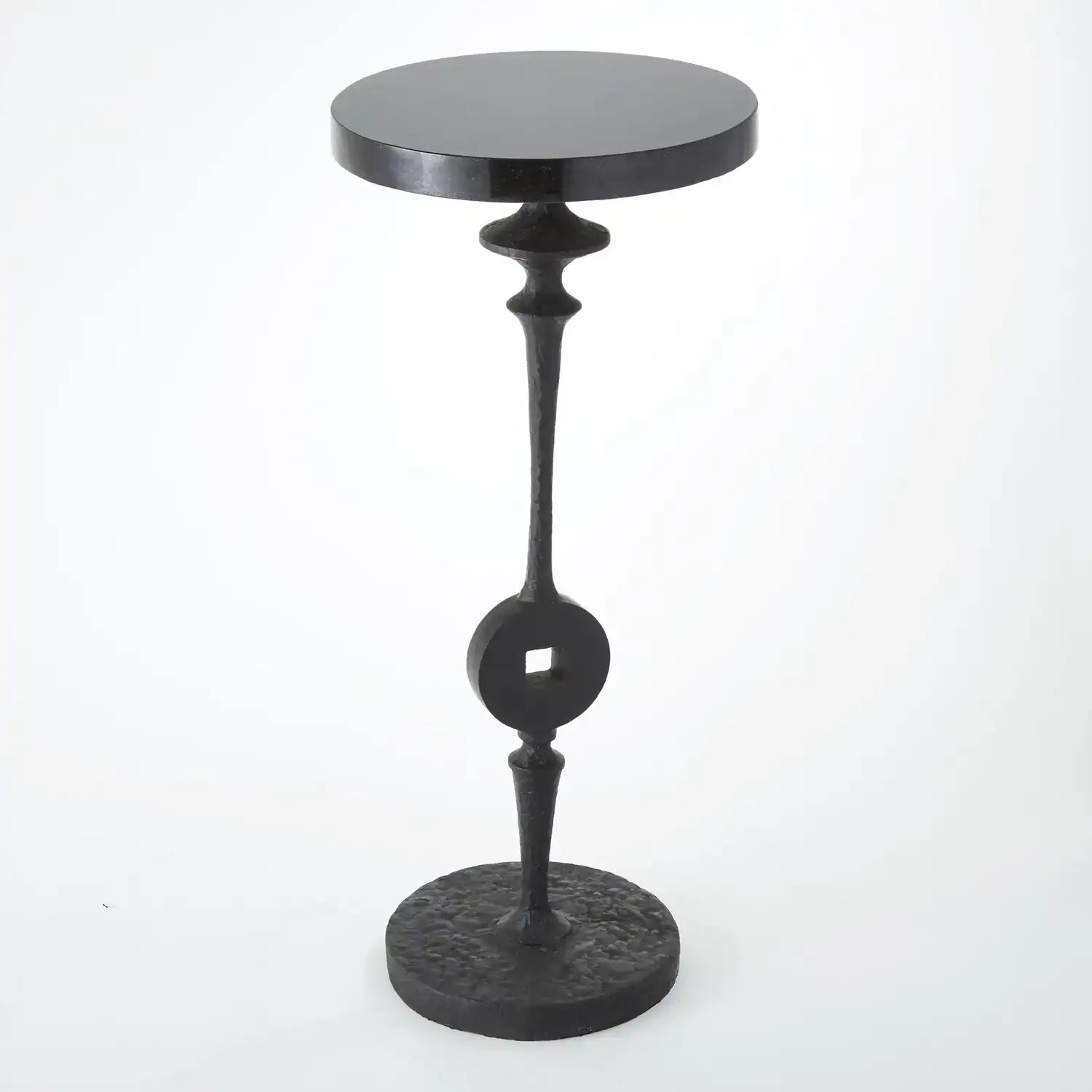 GLOBAL VIEWS ARTISAN SQUARE PEG ACCENT TABLE - Side