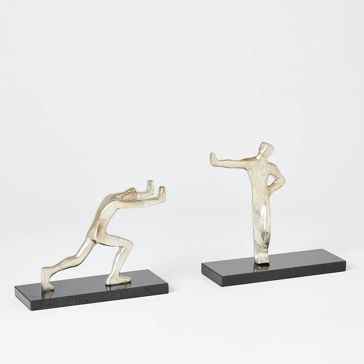 GLOBAL VIEWS BLOCKHEAD BOOKENDS - Decorative Accents