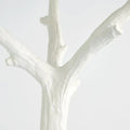 GLOBAL VIEWS WHITE FAUX BOIS SIDE TABLE - Side