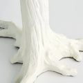GLOBAL VIEWS WHITE FAUX BOIS SIDE TABLE - Side