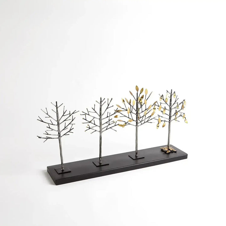 GLOBAL VIEWS FOUR SEASONS TREE SCULPTURE - Decorative Accents