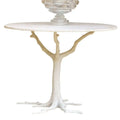 GLOBAL VIEWS WHITE FAUX BOIS DINING TABLE - Dinning Tables
